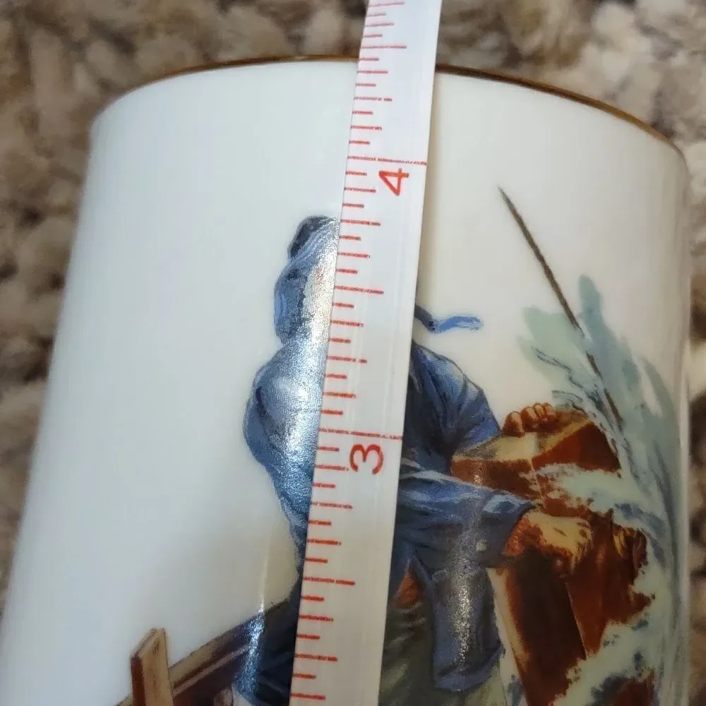 Vintage 1985‎ Norman Rockwell Braving the Storm Coffee Mug